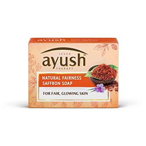 Ayush Nature Fairness Saffron Soap  100 gm