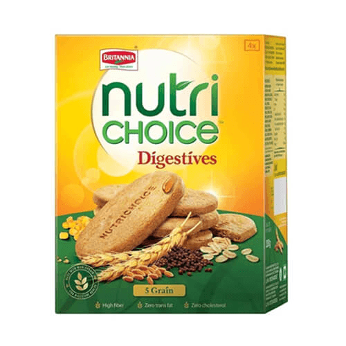 Britannia Nutri Choice 5 Grain Digestive Biscuit  200 gm