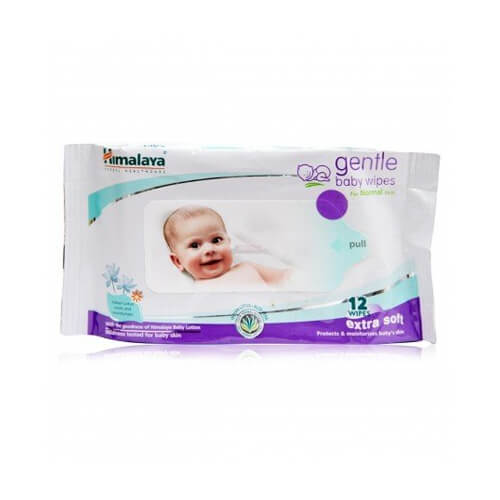 Himalaya Gentle Baby Wipes  12 units