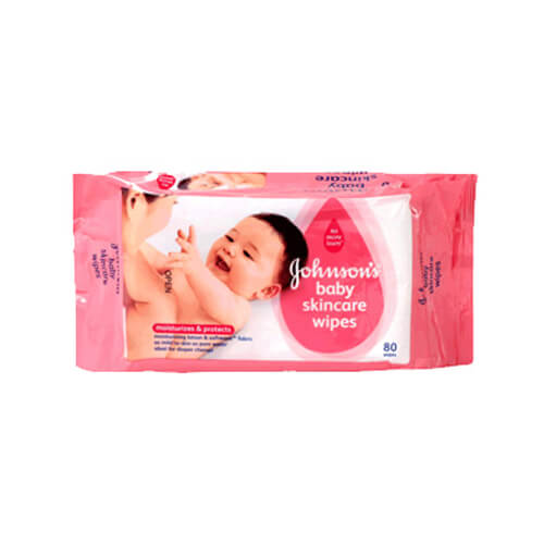 Johnsons Baby Skin Care Wipes 80 units