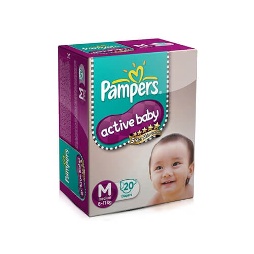 Pampers Active Baby Medium 20 units