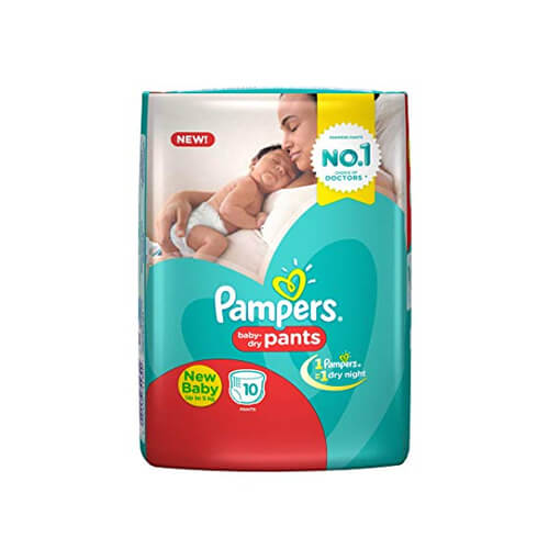 Pampers Baby Dry Pants New Born 10 units