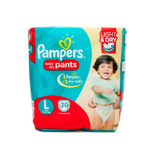 Pampers Baby Dry Pants XL 20 units
