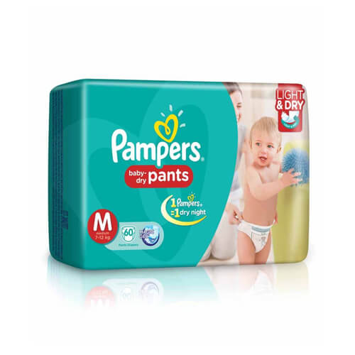 Pampers Baby Dry Pants Medium 56 units