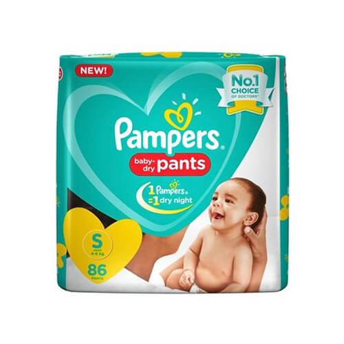 Pampers Baby Dry Pants Small 86 units