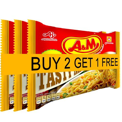 A&M Tasty Masala Noodles Buy2Get1 140 gm