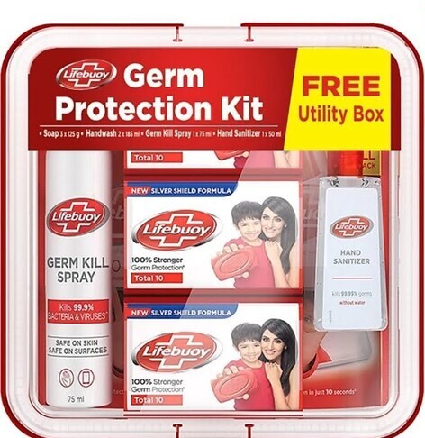 Lifebuoy Germ Protection Kit Free Utility box