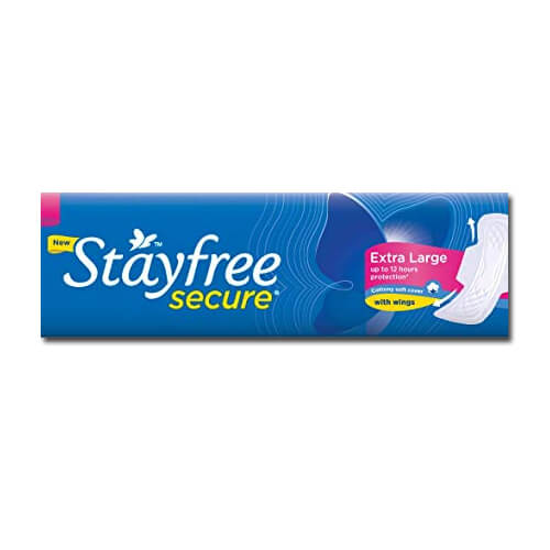 Stayfree Secure Extra Large Wings 6 units