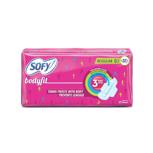 Sofy Body Fit Regular Sanitary Pads  7 units